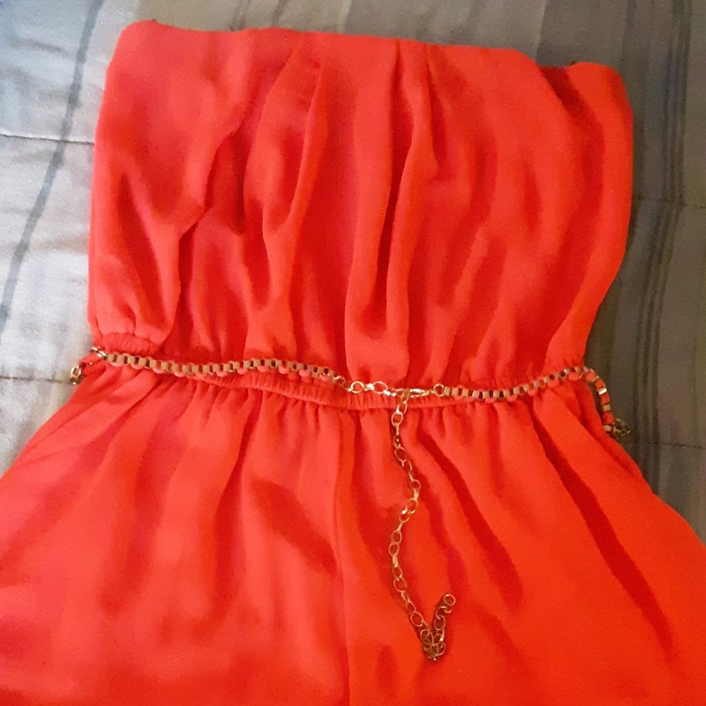 Romper with belt